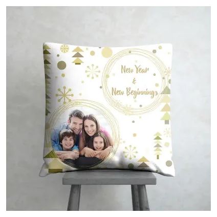 New Year Cushion Cover