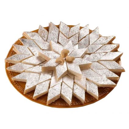 Gerberas With Kaju Katli