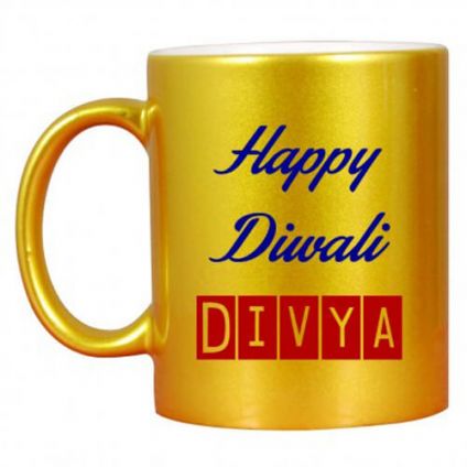 Golden Diwali Printed Mug