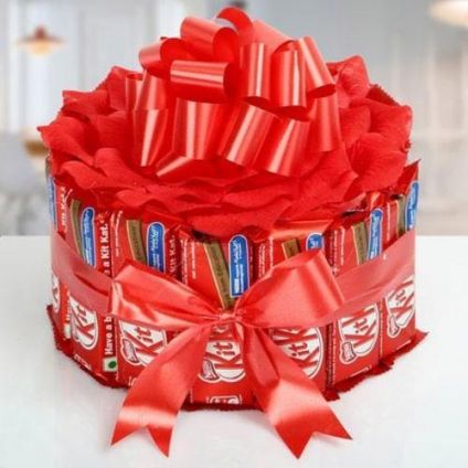 Bouquet Of Kit-Kat Chocolates