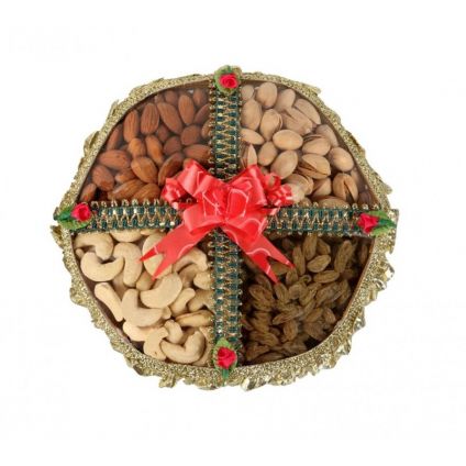 Mixed Dry Fruit in Basket