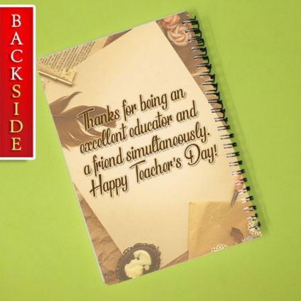 TEACHER'S DAY PERSONALIZED NOTEBOOK