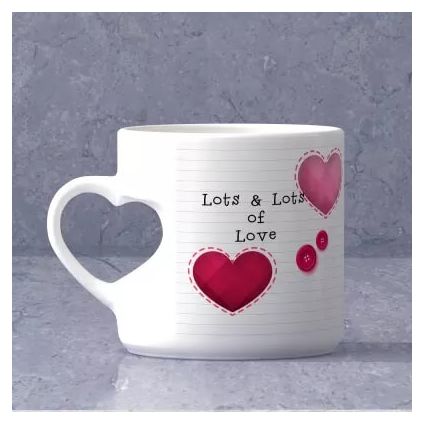 Personalized Heart Mug