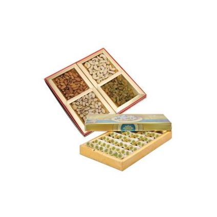 kaju Roll Box with Mixed Dry Fruits