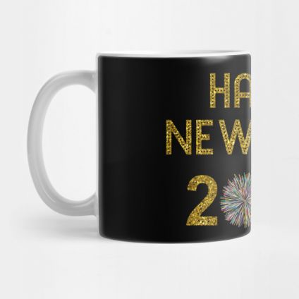 Colourfull Printed Happy new year Mug