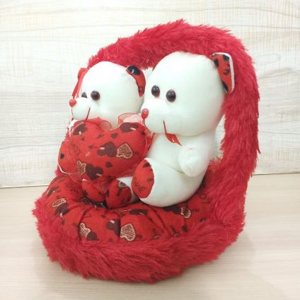 Couple Teddy with Heart