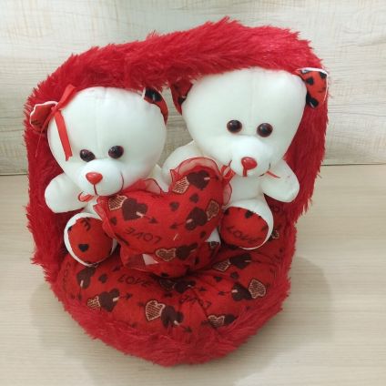 Couple Teddy with Heart