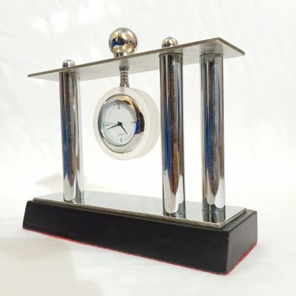 Metallic Table Clock