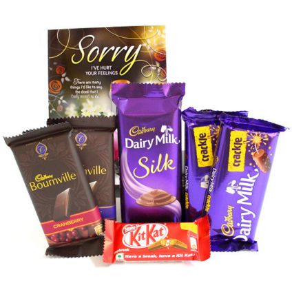 Chocolates With Greeting Card