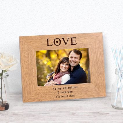 Wooden Personalised Photo Frame