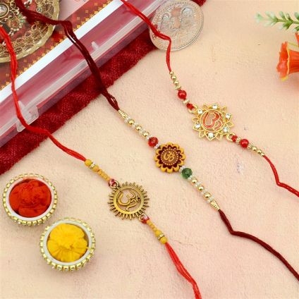 3 Set of OM Rakhi