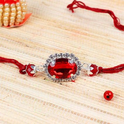 Red Stone Rakhi