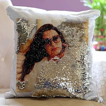 Personalised Magic Sequin Cushion