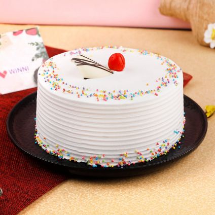 Vanilla Cream cherry Cake
