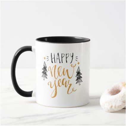Happy New Word Coffee Mug