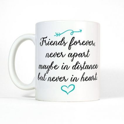 Best friend forever white mug