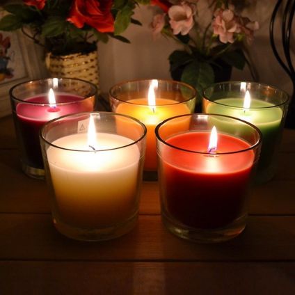 Glass Multi candles