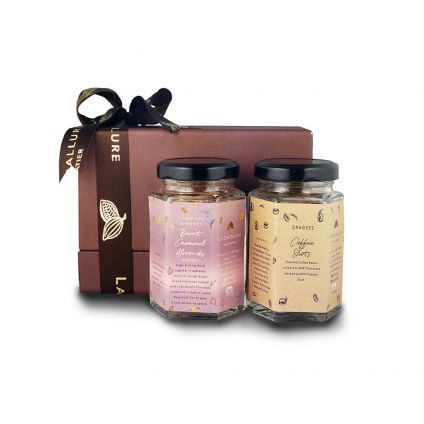 2 Jars Gift Hamper Chocolate Box