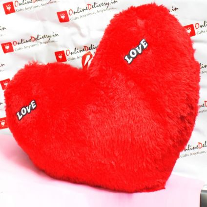 Red Heart Pillow