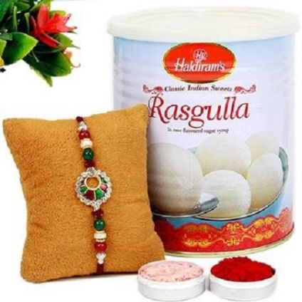 Rasgulla with Rakhi