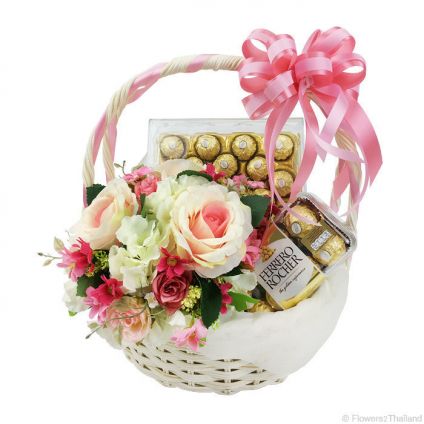 Chocolate bouquet with Flower