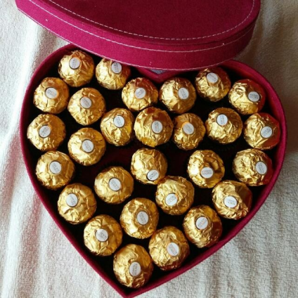 Ferrero Rocher Heart