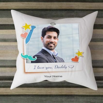 Adorable Personalized Satin Cushion
