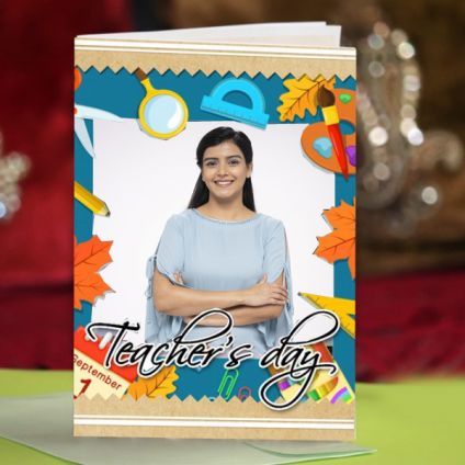 Teacher's Day Personalized Greeting Card