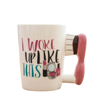 Woke up Like This Brush Handle Coffee Mug