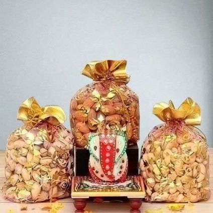 Dry Fruits with Lord Ganesh