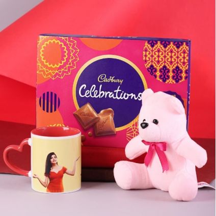Teddy Combo With Personalized Mug