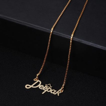Gold style necklace