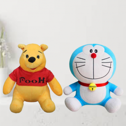 Pooh With Doremon