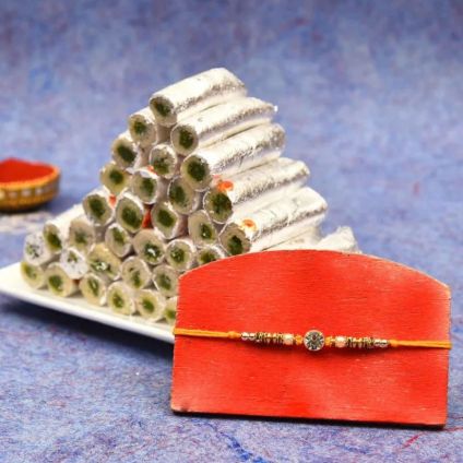 Kaju Roll N Stone Rakhi Kaju Roll N Stone Rakhi