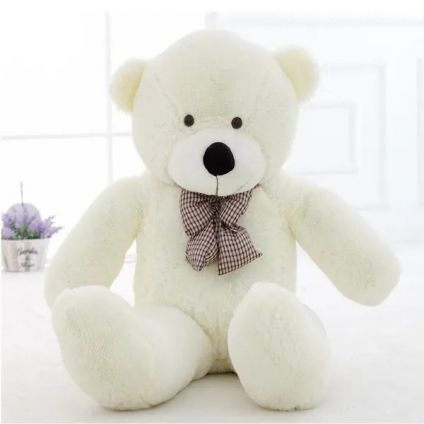 Cream Color Stand Teddy