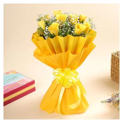 Yellow Roses Arrangement