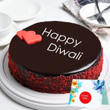 Diwali Choco truffle cake