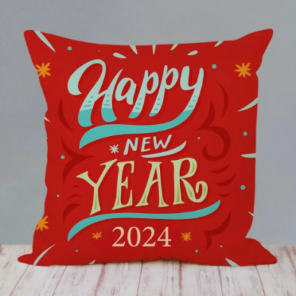 Happy new year cushion