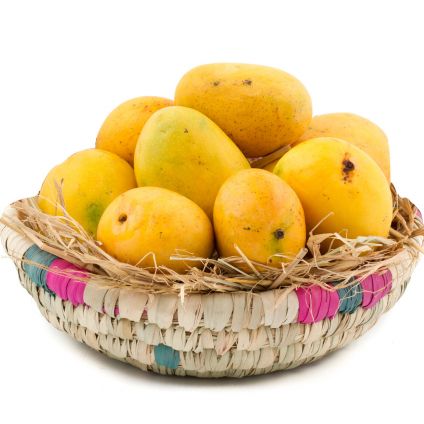 Mangoes With Basket