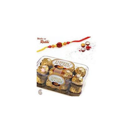 16 pcs Ferrero Rocher with Rakhi