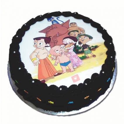 Chhota Bheem Chocolates Cake