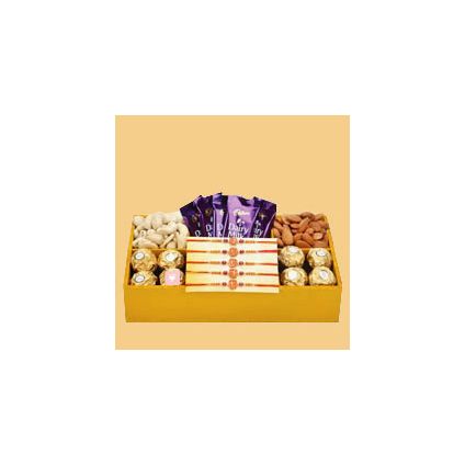 Rakhi With Tasty Combo Gifts