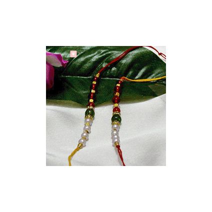 Pearly and beaded Rakhis