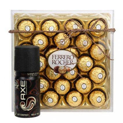 Ferrero Rocher And Body Spray