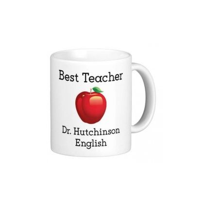 Personalised Best Subject Teacher Mug