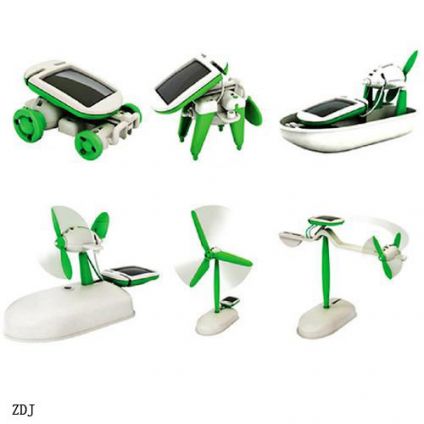 Solar Diy Educational Kit Toy Boat Fan Car Robot