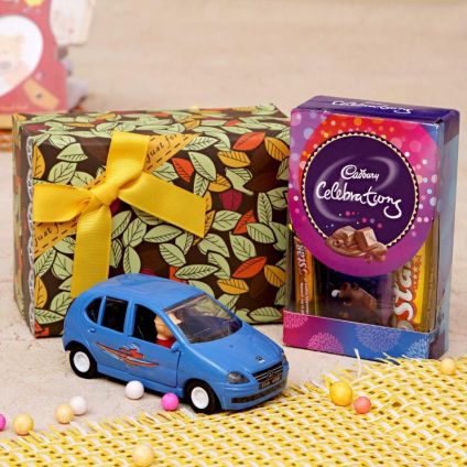 Indica Toy Car With Cadbury Celebration Chocolates