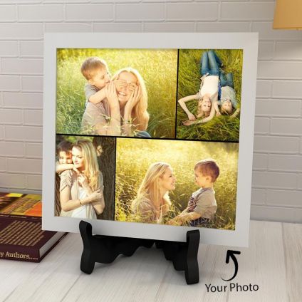 Square Tile With Personalized Collage Images