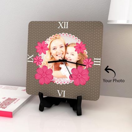 Personalized Clock With Stand