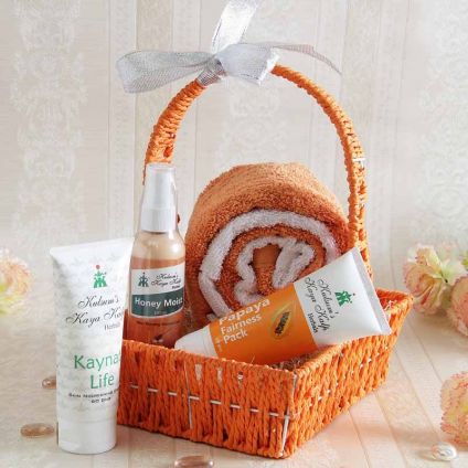 Basket Of Face Care Essentials